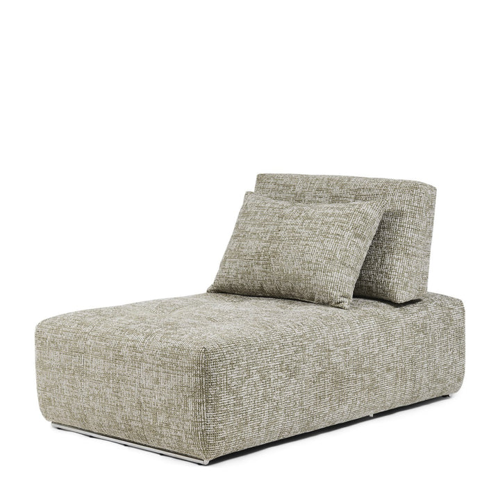 The Mark II Chaise Longue tweed mild green