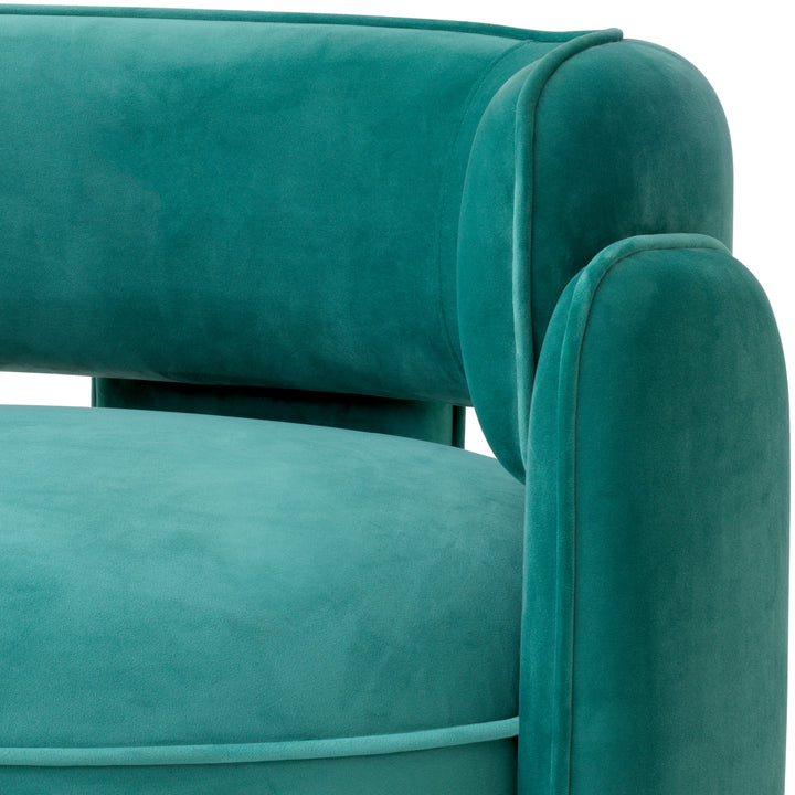 Eichholtz Fauteuil Chaplin Savona Turquoise – afbeelding 7