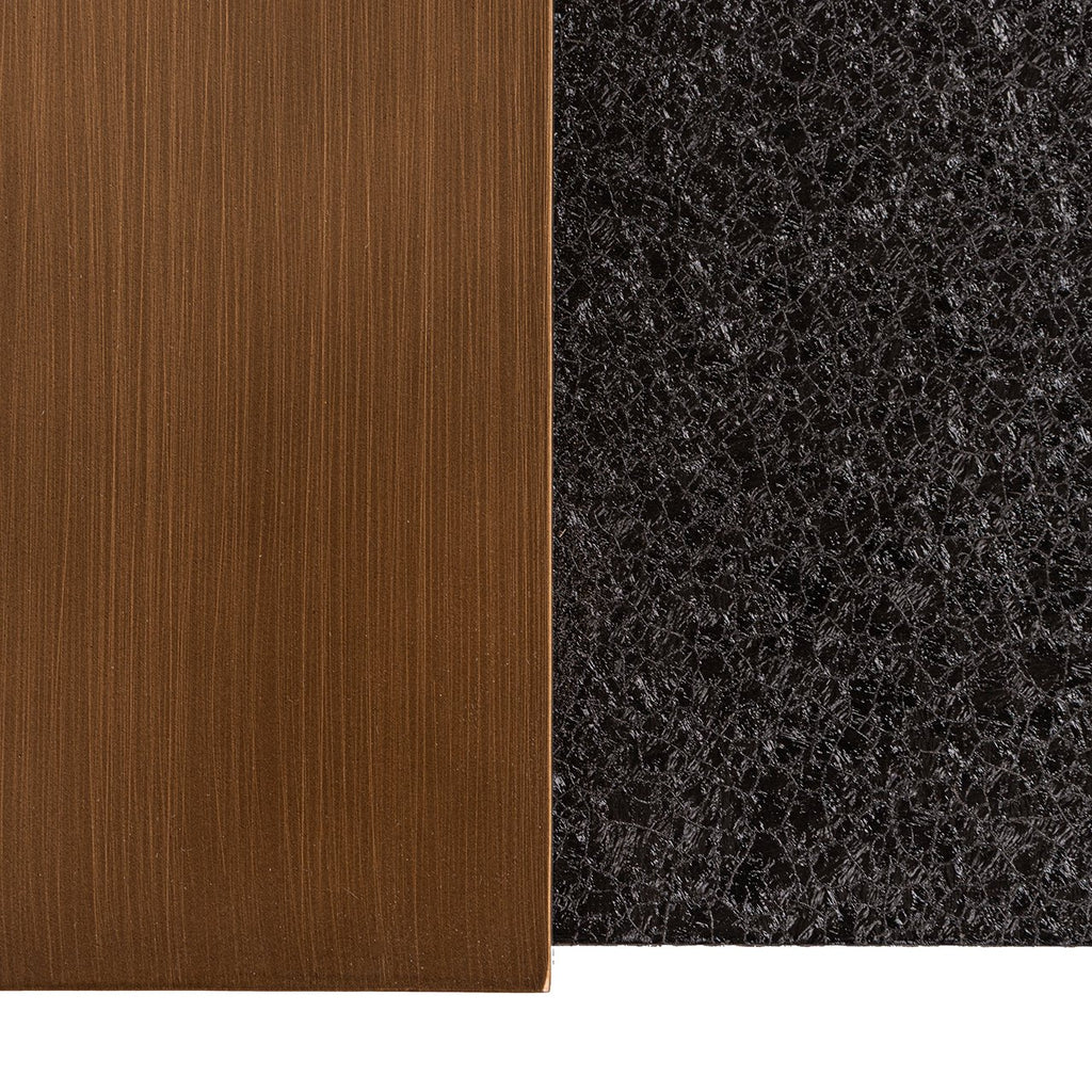 Wandtisch Bazel (Schwarz/Gold)