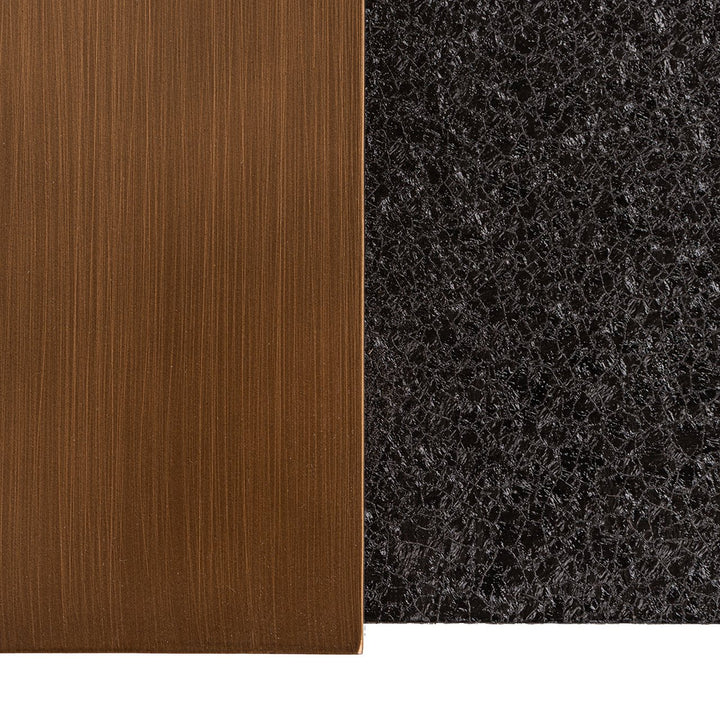 Wandtisch Bazel (Schwarz/Gold)