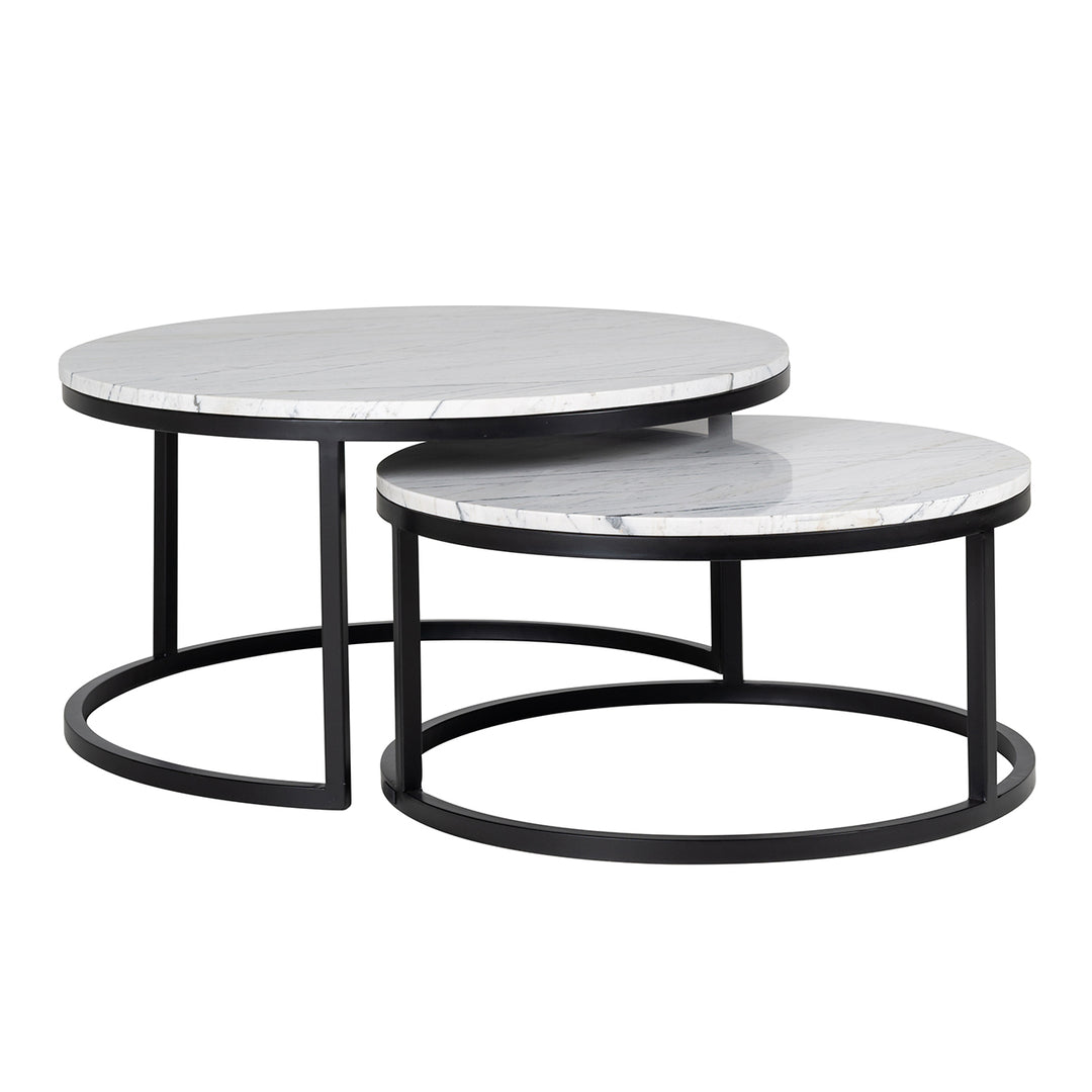 Richmond Salontafel Lexington - set van 2, wit - setweergave | CéJor Wonen