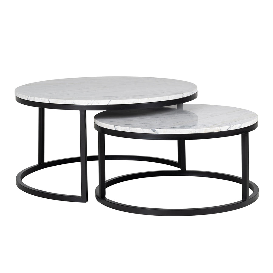 Richmond Salontafel Lexington - set van 2, wit - setweergave | CéJor Wonen