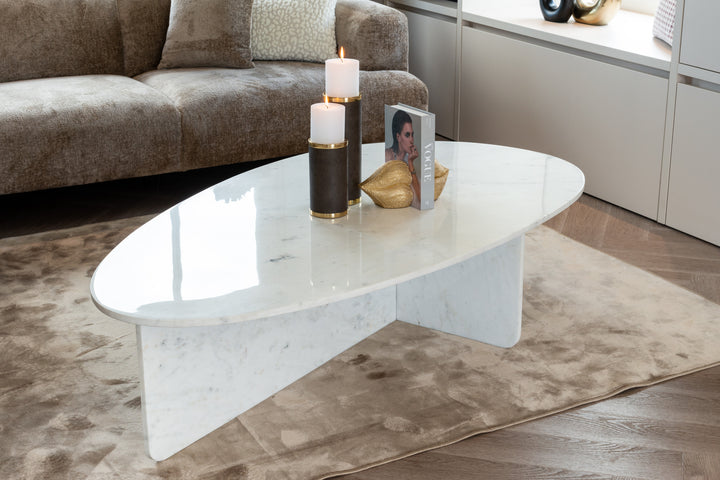 Brandon white coffee table