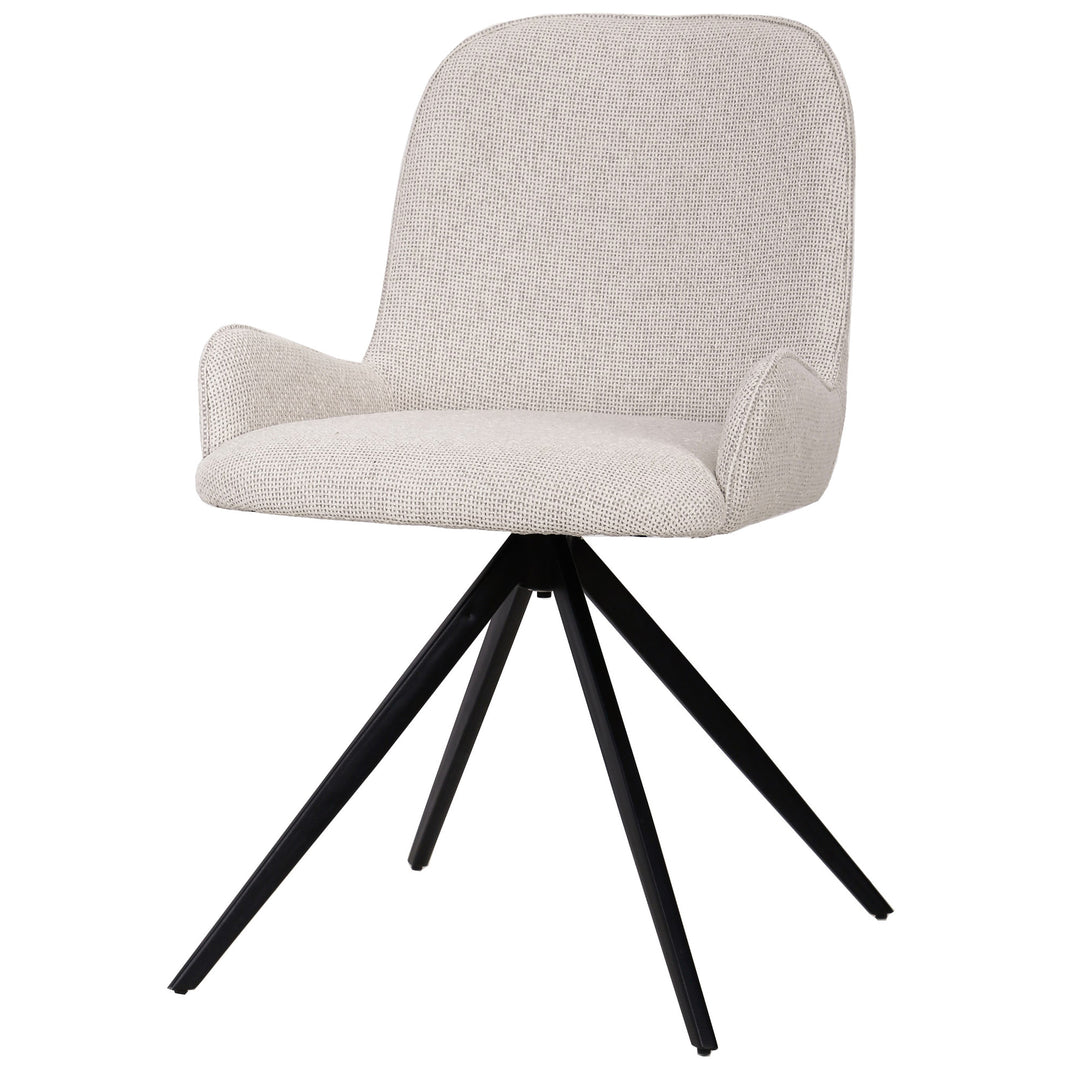 Leander cream dining chair
