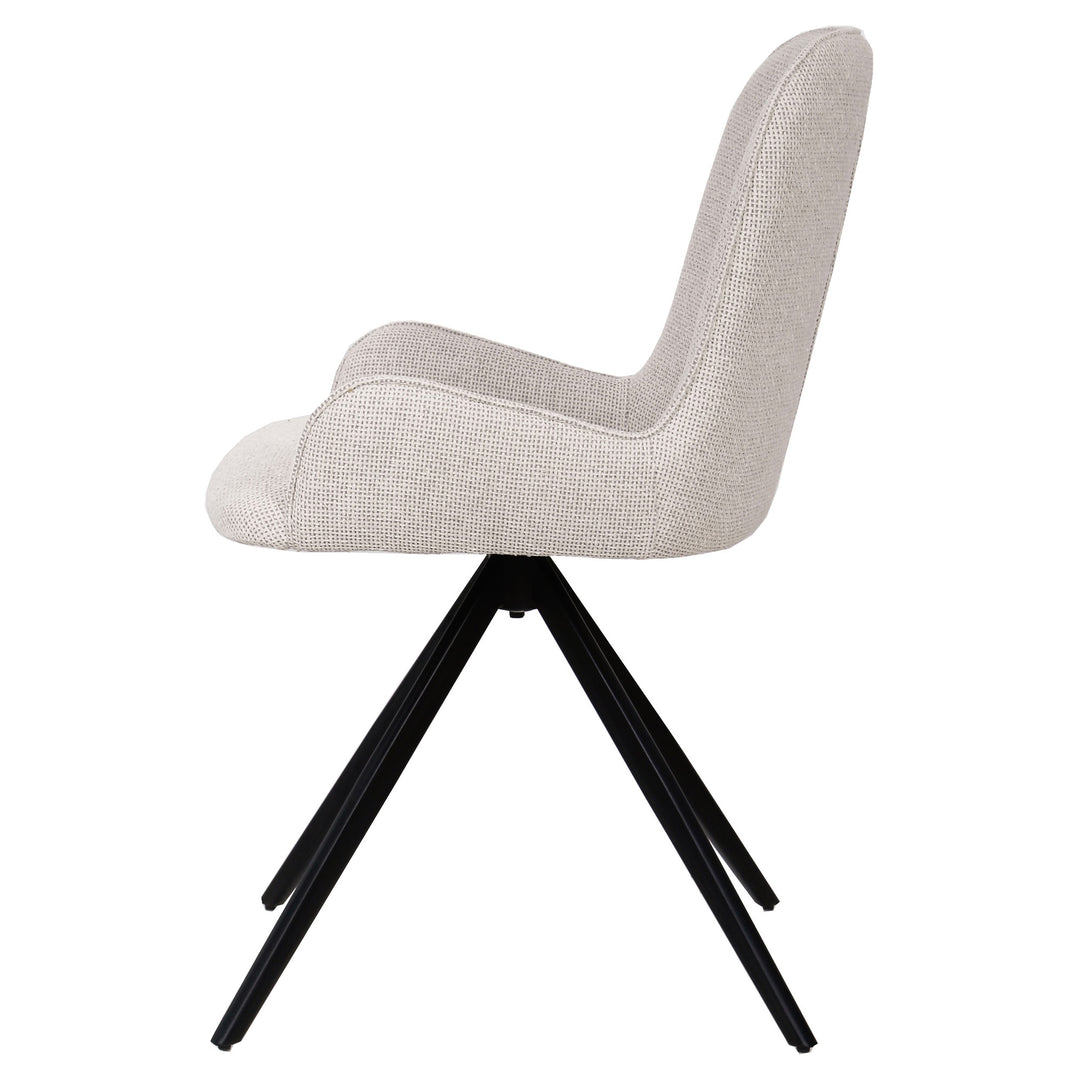 Leander cream dining chair