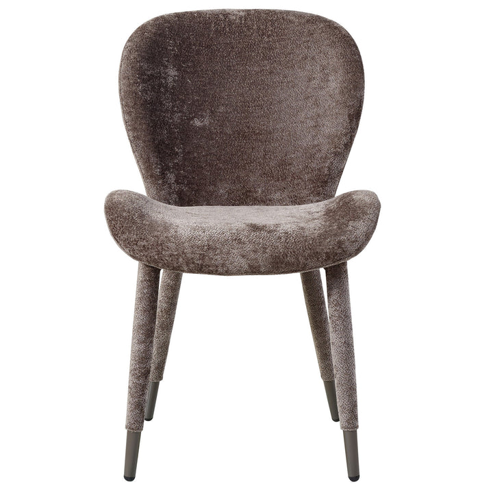 Thor Mocca dining chair Aphrodite fabric leg
