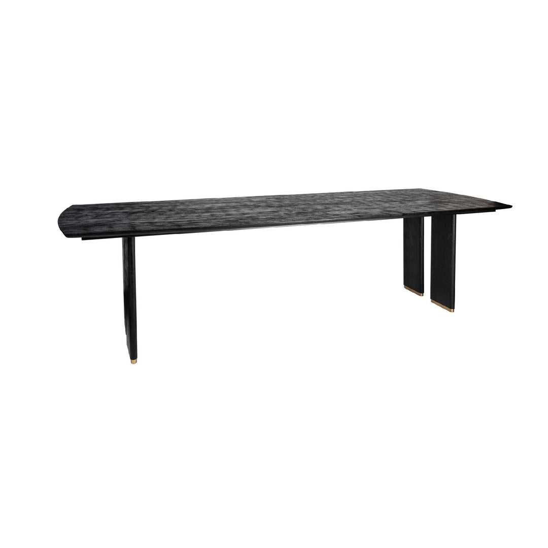 PTMD Liber Eettafel Zwart Mangohout 200cm