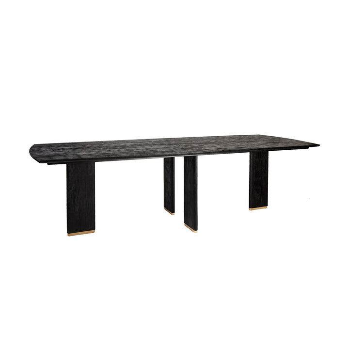PTMD Liber Eettafel Zwart Mangohout 240cm