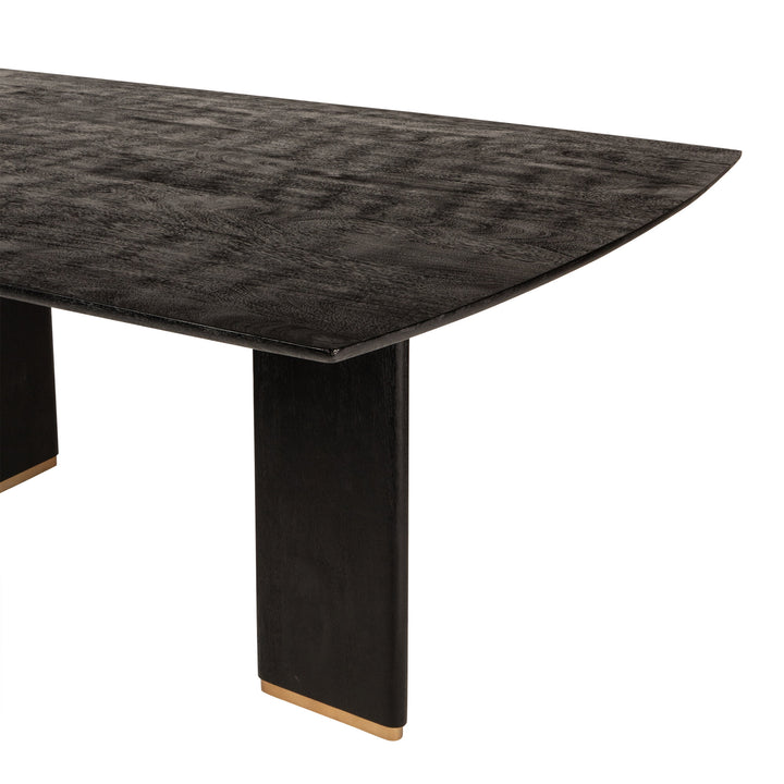 PTMD Liber Eettafel Zwart Mangohout 240cm