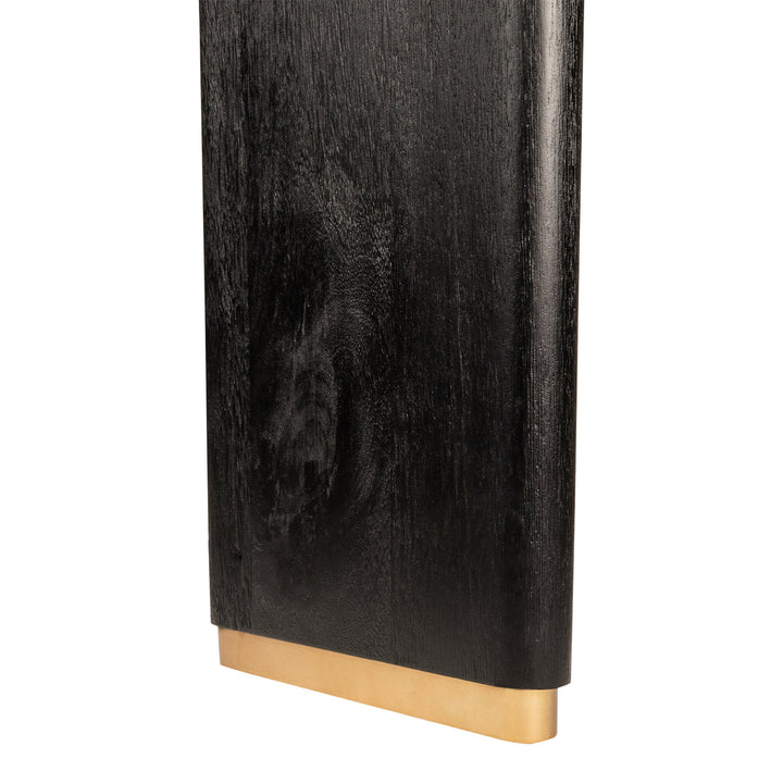 PTMD Liber Eettafel Zwart Mangohout 240cm