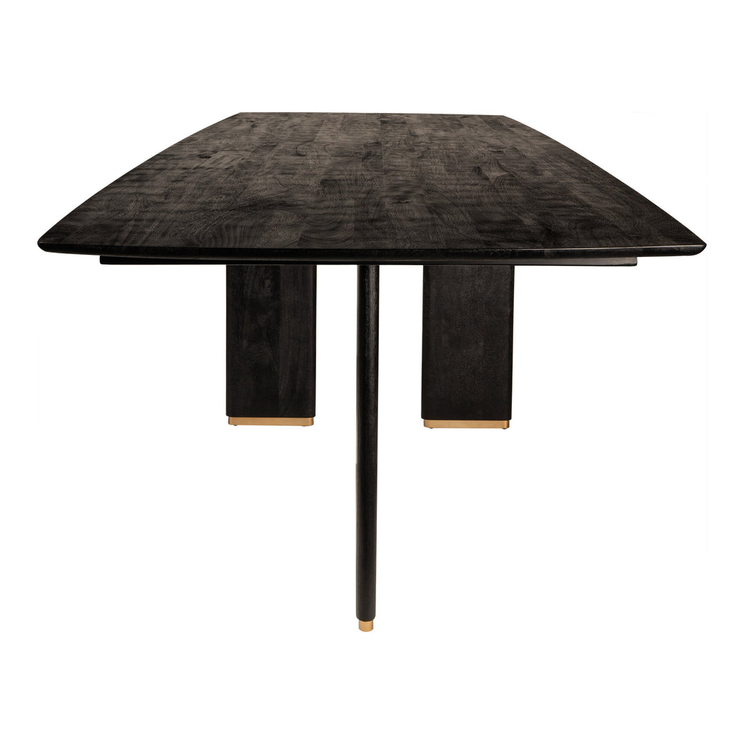 PTMD Liber Eettafel Zwart Mangohout 240cm