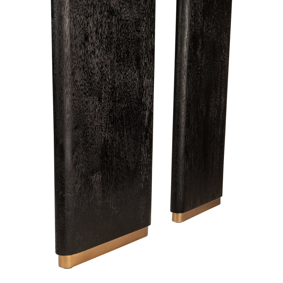 PTMD Liber Eettafel Zwart Mangohout 280cm