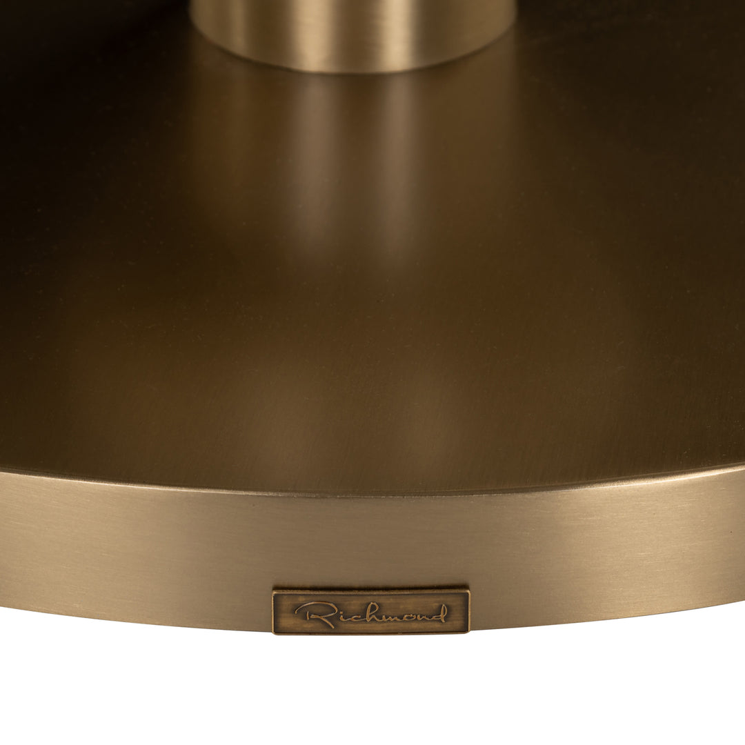 Richmond Bistrotafel Witlox Ø 75 cm, zwart en goudkleurig - detail | CéJor Wonen