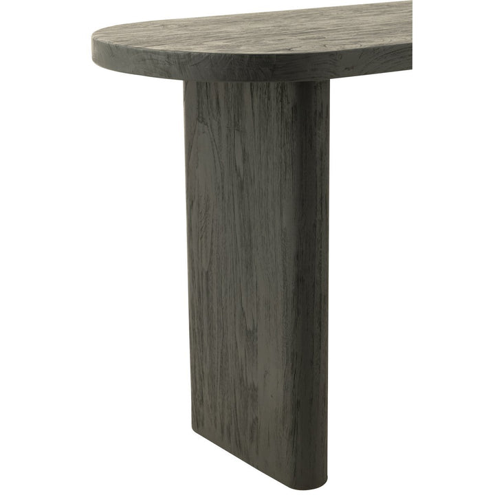 J-Line Console Table Teak Wood Black