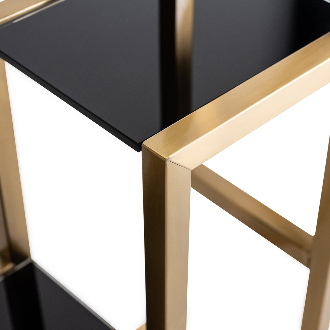 Wall cabinet Magnus brushed gold