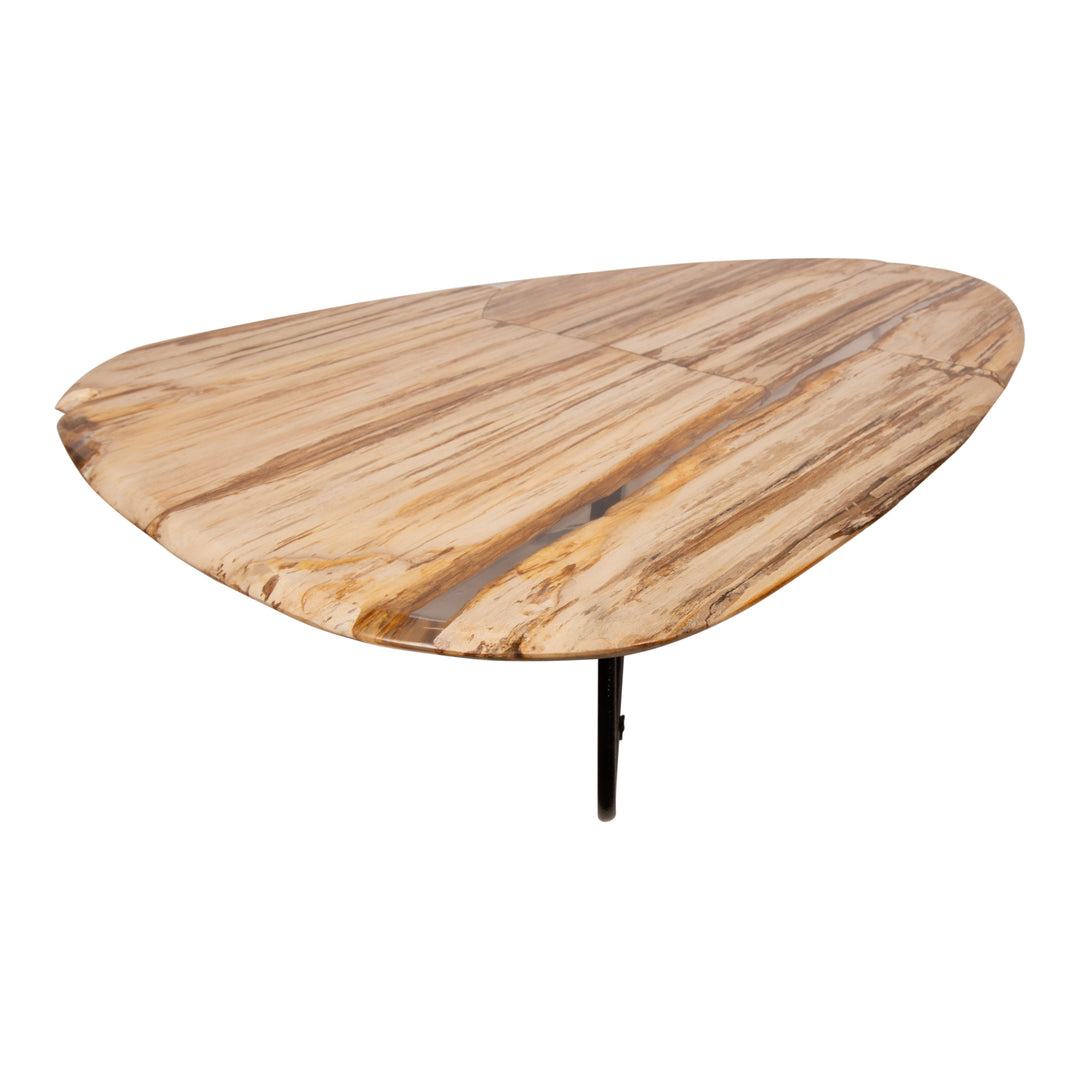 Deeba Coffee Table Petrified Wood 130
