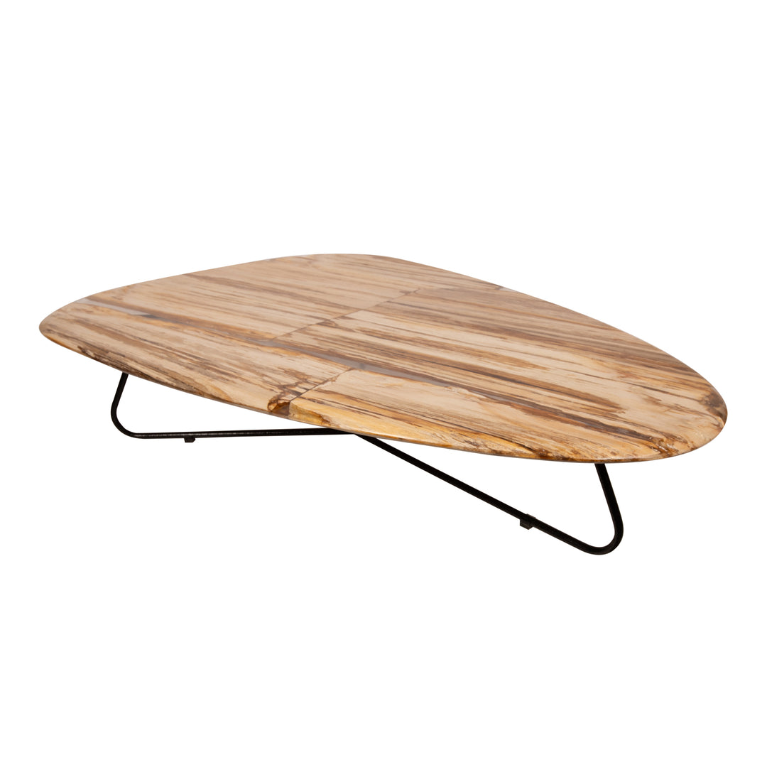 Deeba Coffee Table Petrified Wood 130