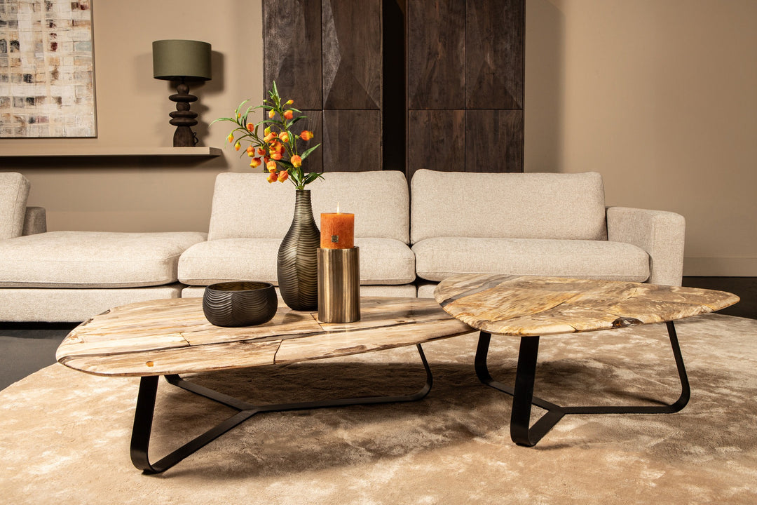 Deeba Coffee Table Petrified Wood 130