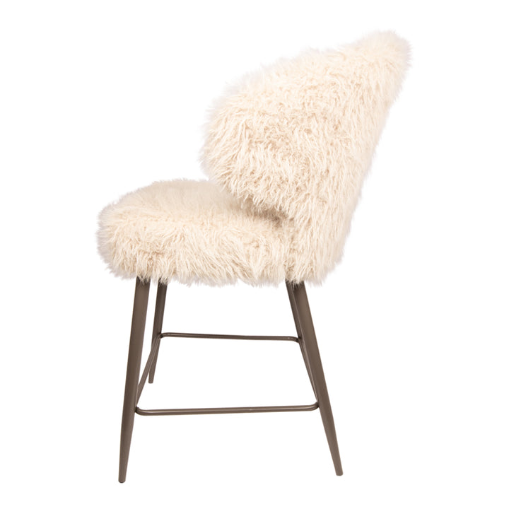 PTMD Ares Bar Stool S/2 Hair Beige