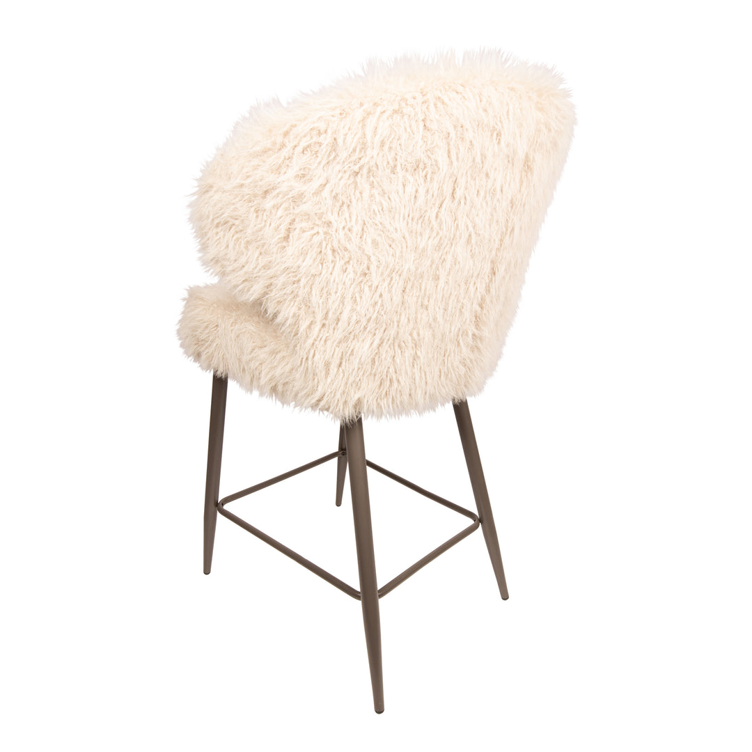 PTMD Ares Bar Stool S/2 Hair Beige
