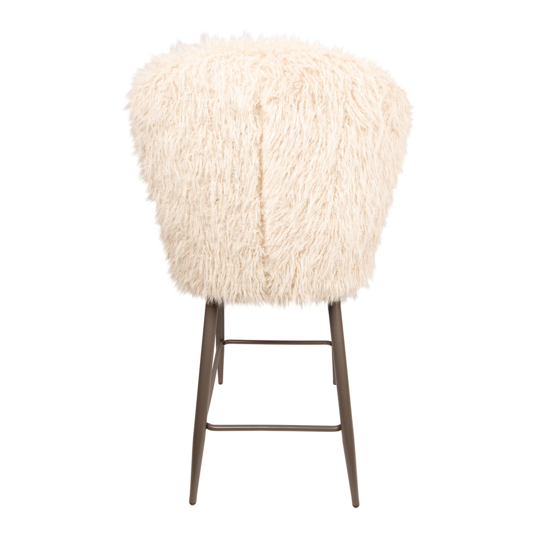 PTMD Ares Bar Stool S/2 Hair Beige