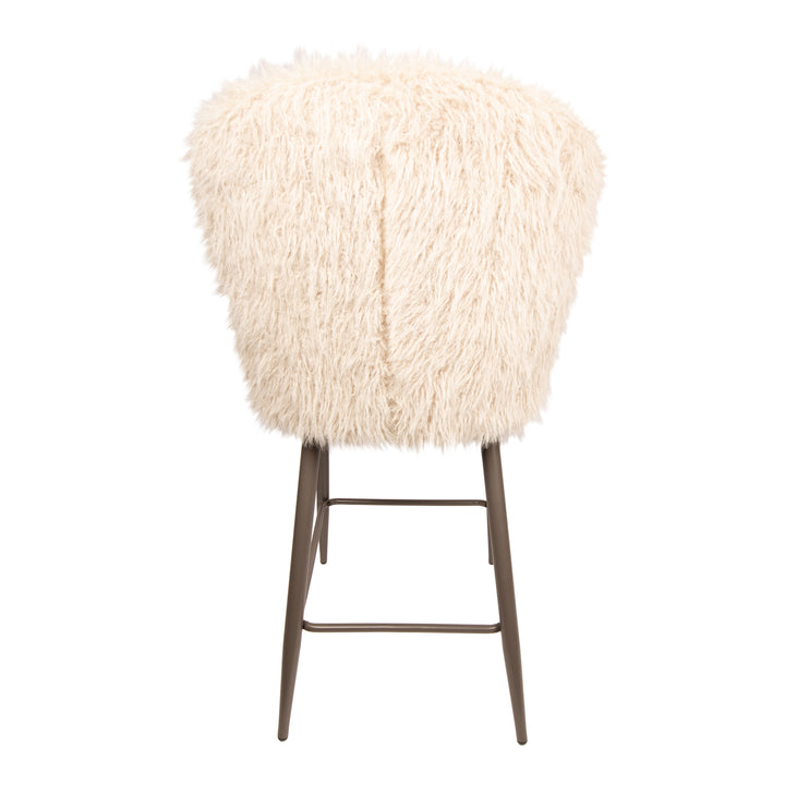 PTMD Ares Bar Stool S/2 Hair Beige