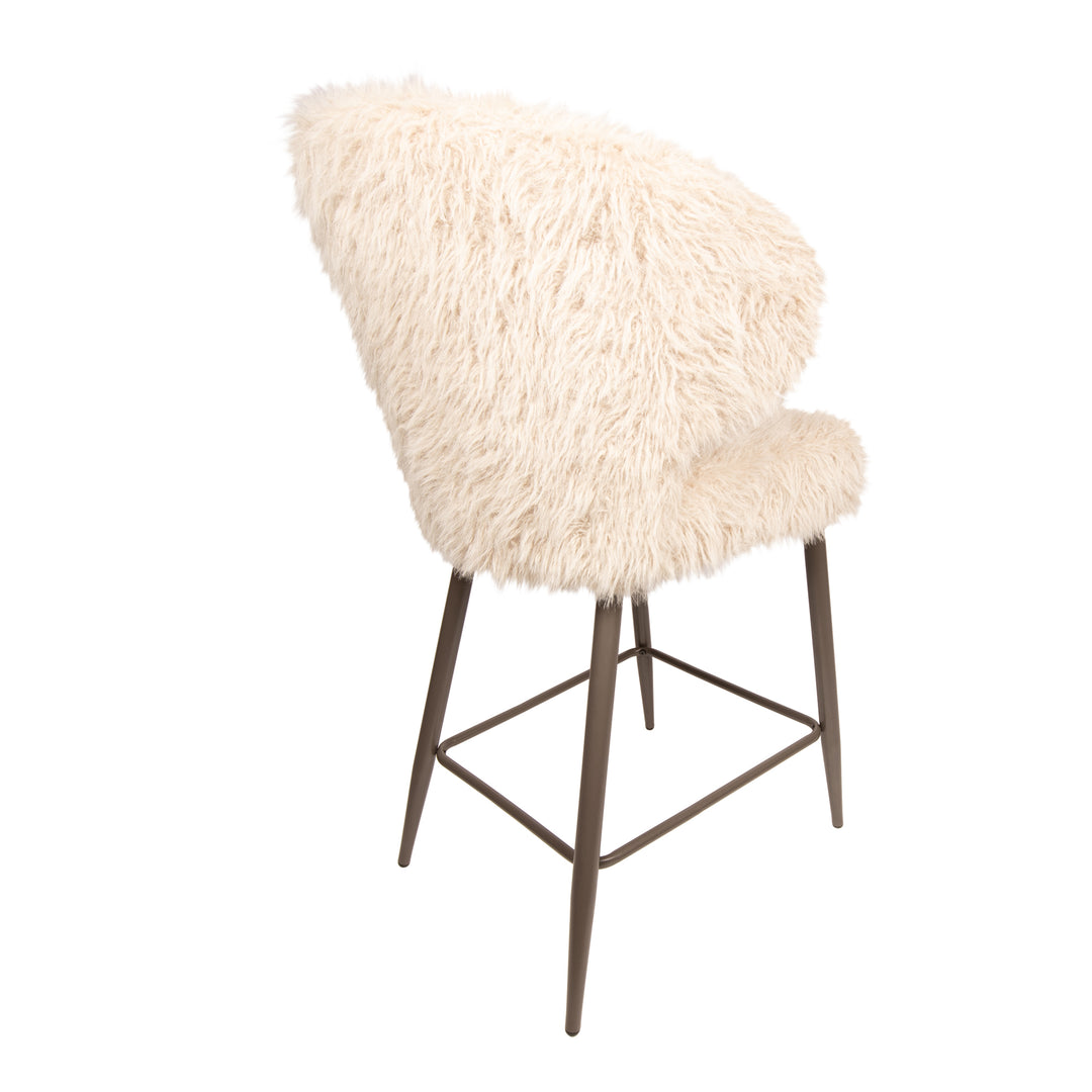 PTMD Ares Bar Stool S/2 Hair Beige
