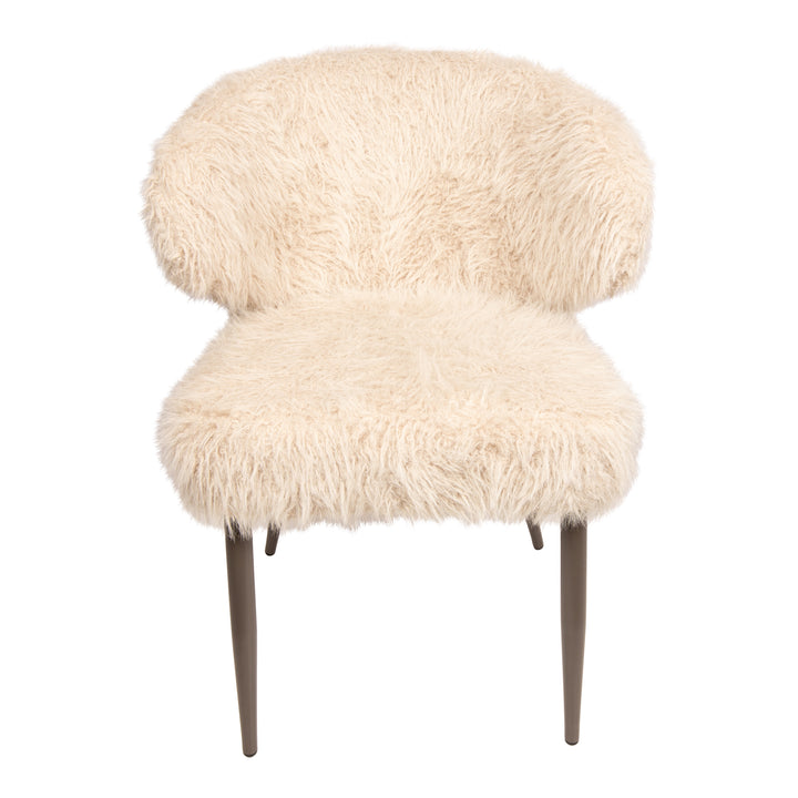 PTMD Ares Dining Chair S/2 Hair Beige