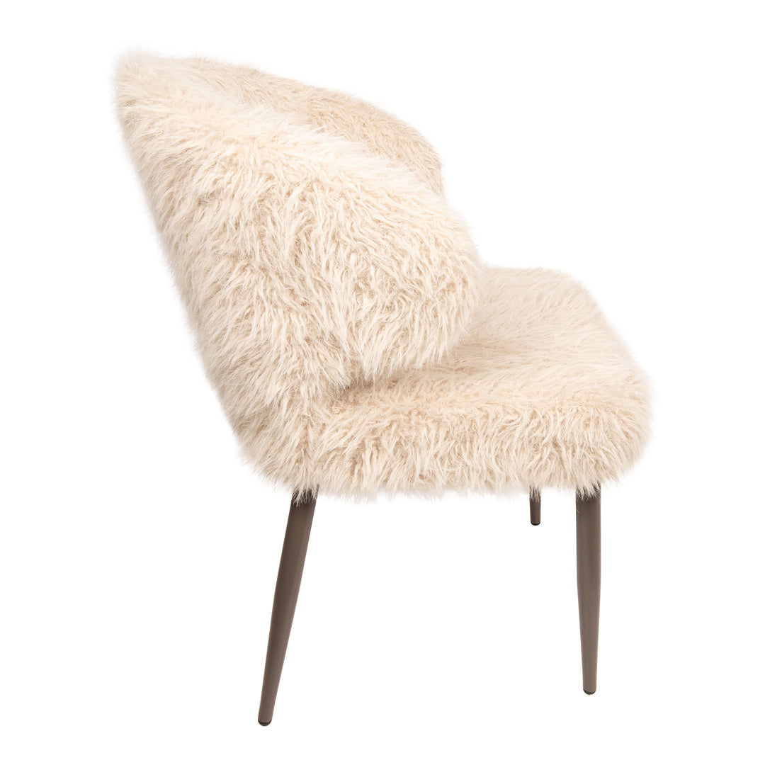 PTMD Ares Dining Chair S/2 Hair Beige