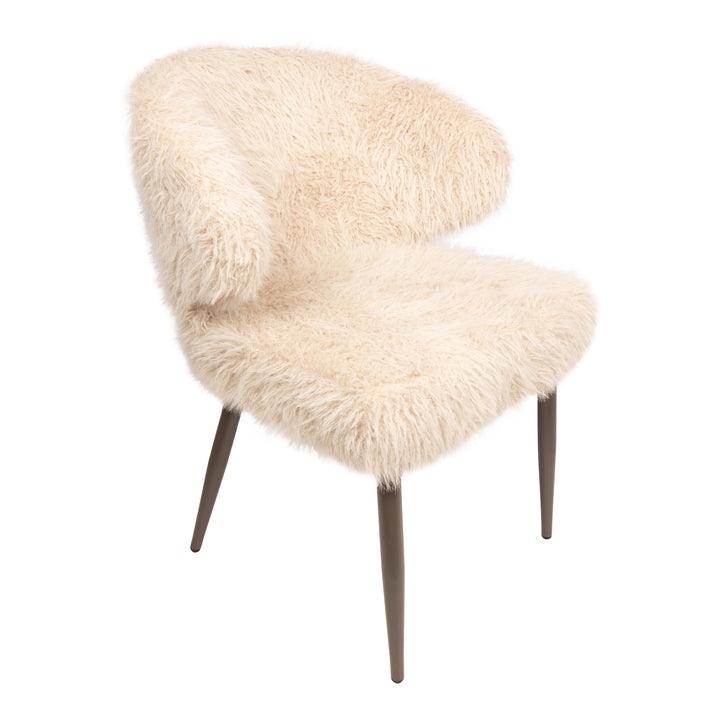 PTMD Ares Dining Chair S/2 Hair Beige