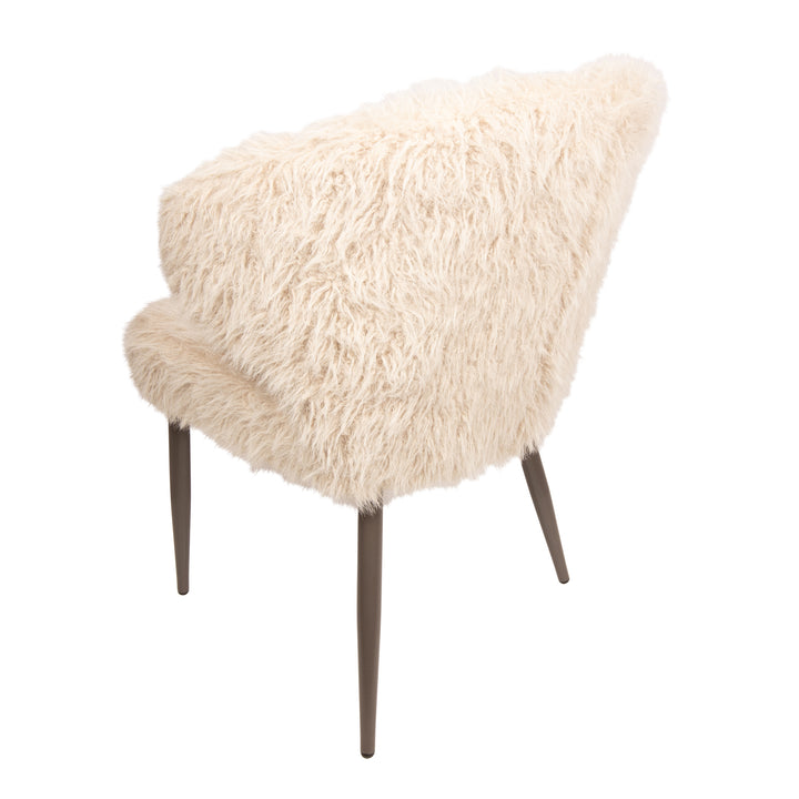PTMD Ares Dining Chair S/2 Hair Beige
