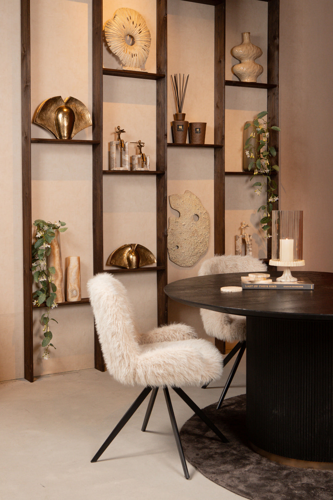 Leander Dining Chair Hair Beige