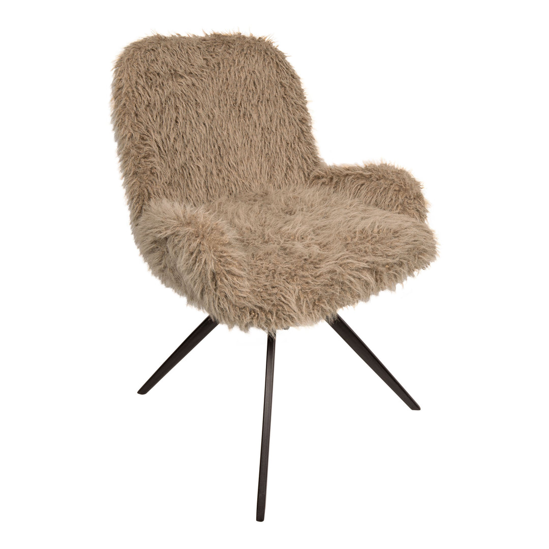 Leander dining chair hairbrown