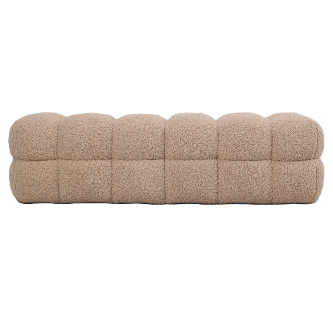 Teddy bench beige