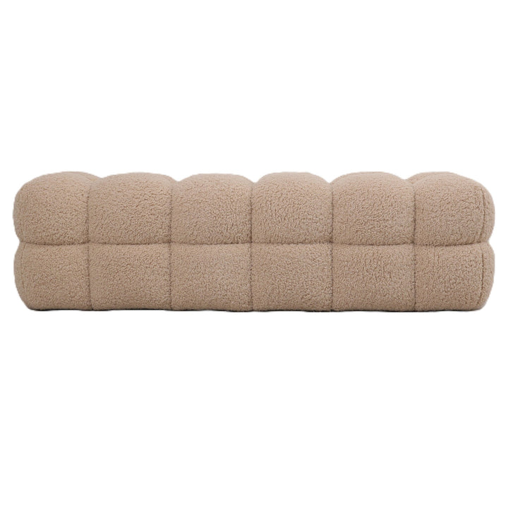 Teddy bench beige