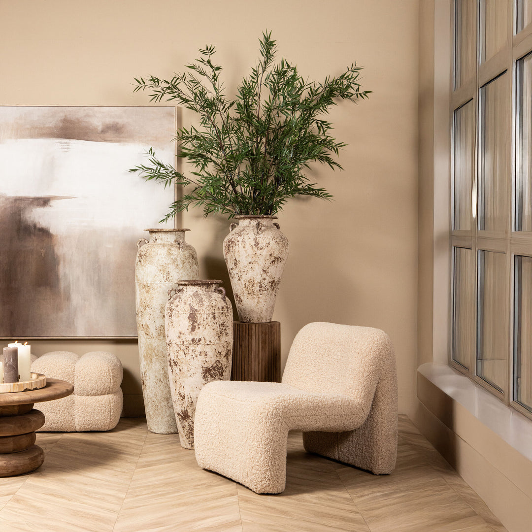 Oslo armchair teddy beige