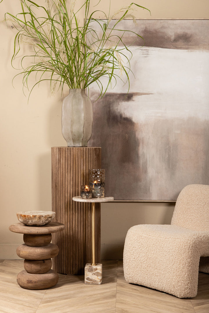 Oslo armchair teddy beige