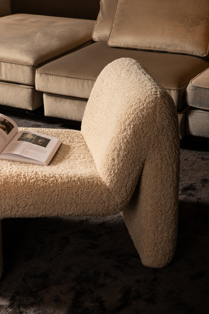 Oslo armchair teddy beige