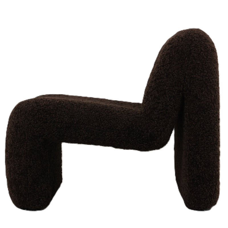 PTMD Fauteuil Oslo Teddy Coffee
