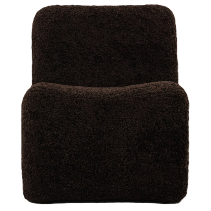 PTMD Fauteuil Oslo Teddy Coffee