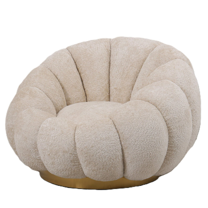 Daisy Armchair Cream Euphoria 2 Gold Base