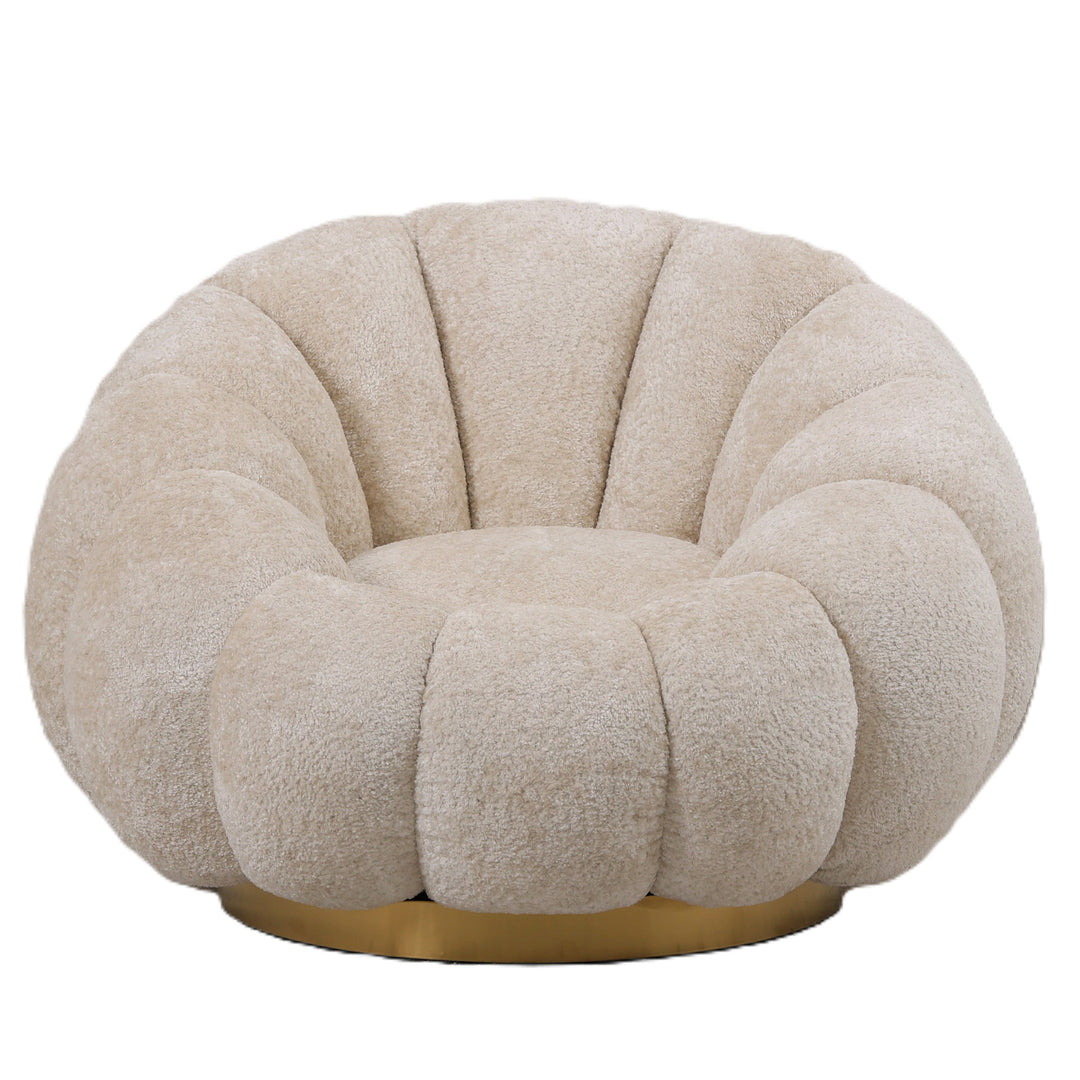 Daisy Armchair Cream Euphoria 2 Gold Base