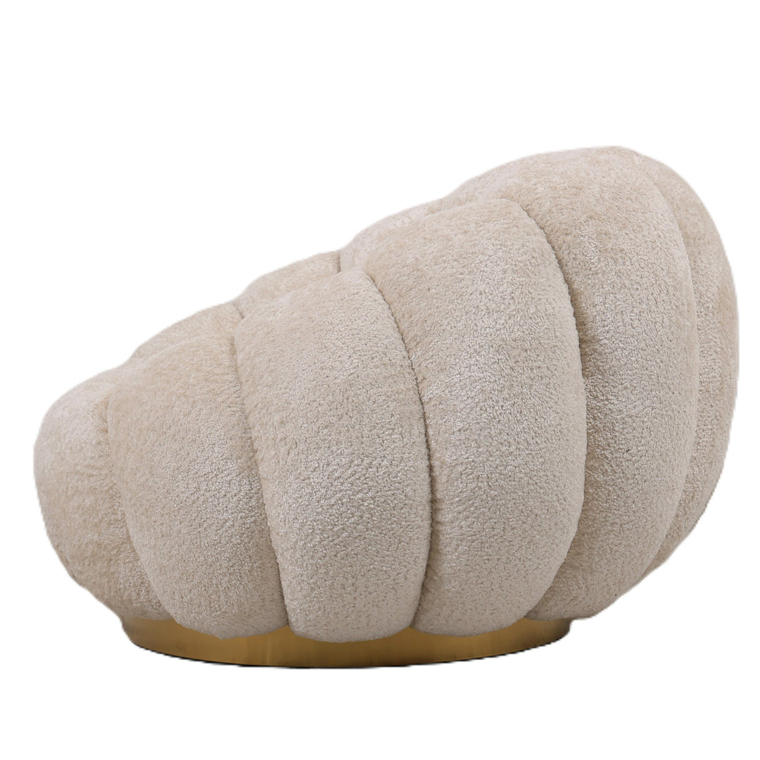 Daisy Armchair Cream Euphoria 2 Gold Base