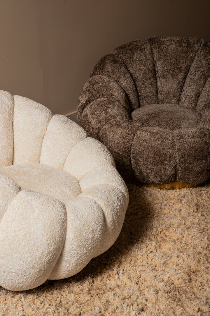 Daisy Armchair Cream Euphoria 2 Gold Base