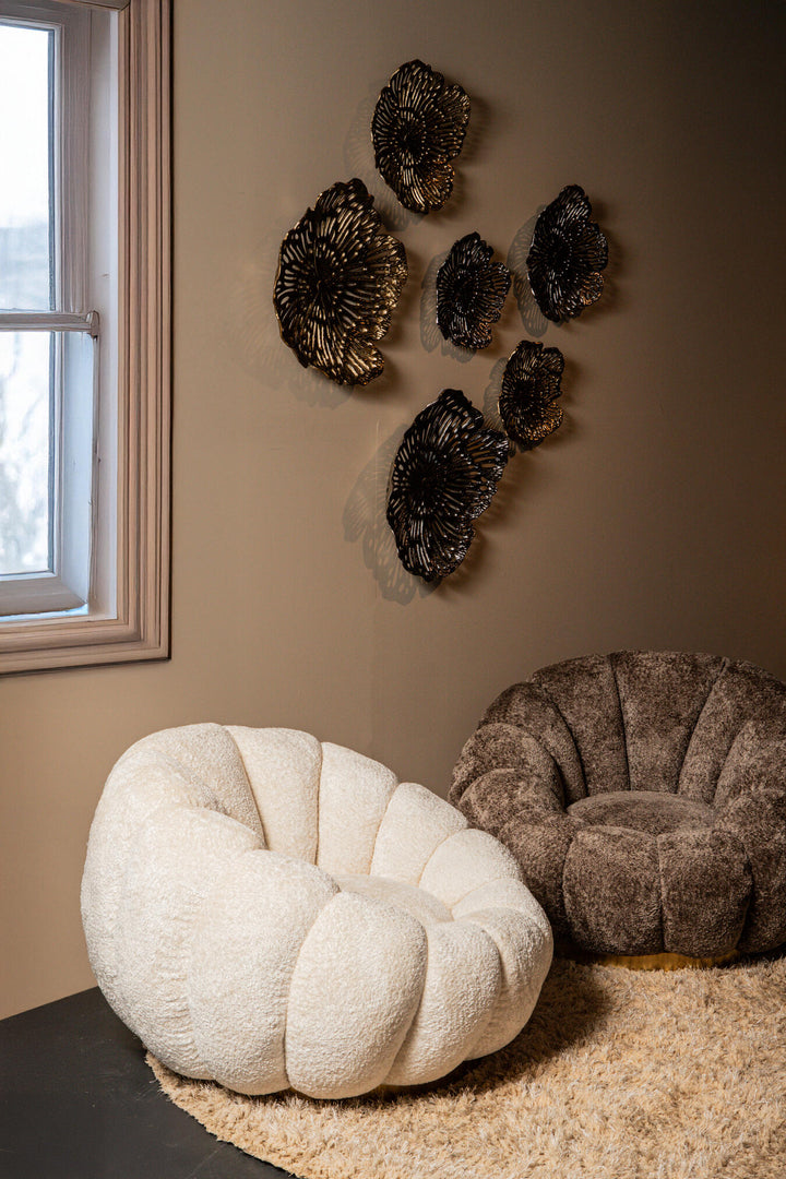 Daisy Armchair Antelope Euphoria 6 Gold Base