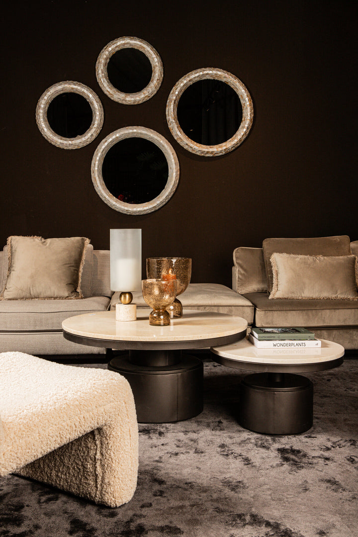 PTMD Bregt Salontafel High Beige Marmer