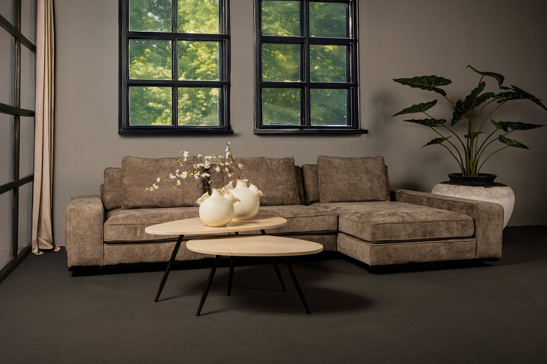 PTMD Veria Salontafel S/2 Beige Marmer