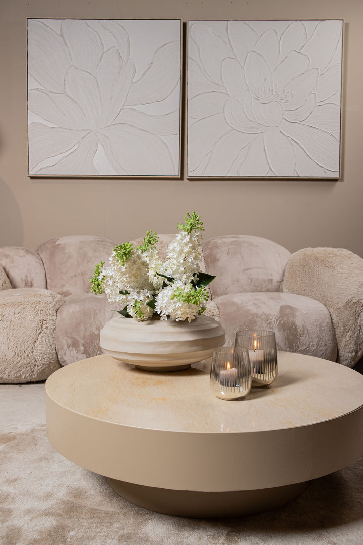 PTMD Corfu Salontafel Beige Marmer