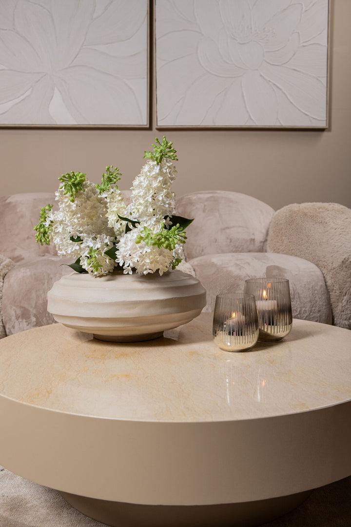 PTMD Corfu Salontafel Beige Marmer