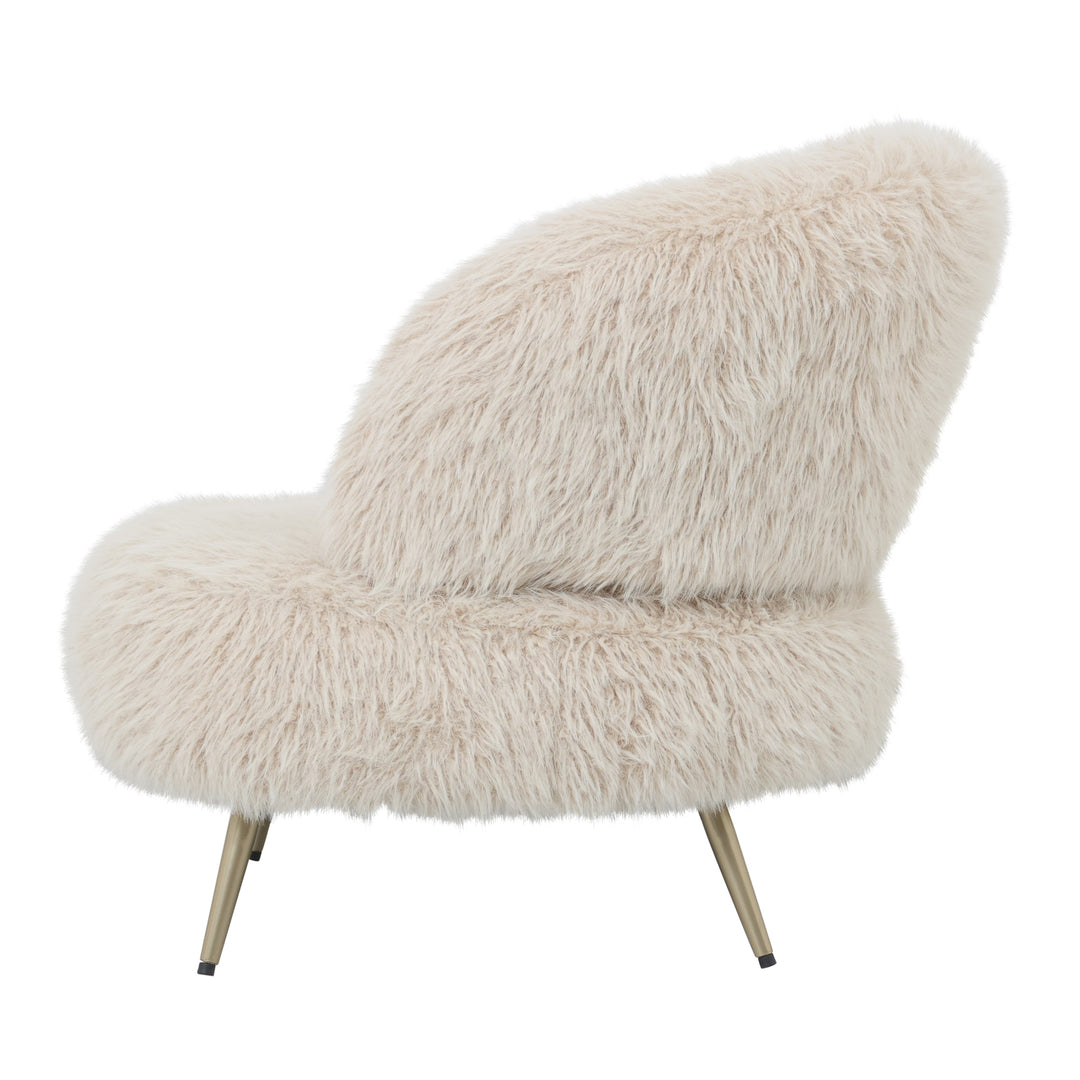 Franklyn Beige Hair Armchair